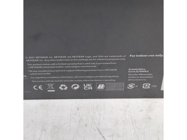 Router systeem, netgear, orbi black - quad band wifi 6e mesh system - afbeelding 5 van  6