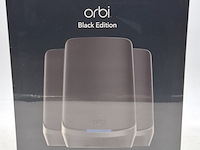Router systeem, netgear, orbi black - quad band wifi 6e mesh system - afbeelding 1 van  6