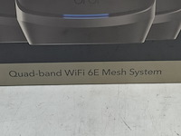 Router systeem, netgear, orbi black - quad band wifi 6e mesh system - afbeelding 2 van  6