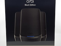 Router systeem, netgear, orbi black - quad band wifi 6e mesh system