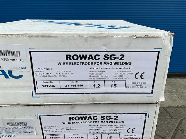 Rowac - sg-2 - 1.2 mm lasdraad staal - afbeelding 4 van  5