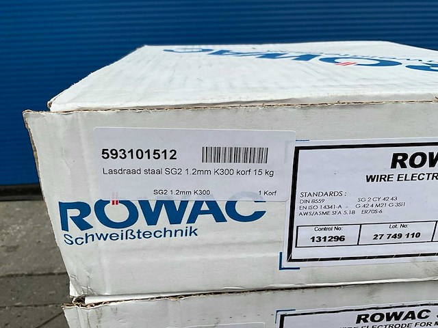 Rowac - sg-2 - 1.2 mm lasdraad staal - afbeelding 5 van  5