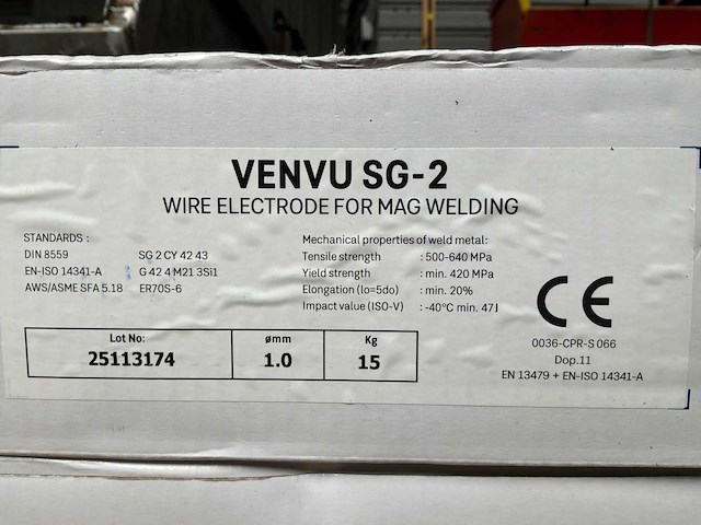 Rowac venubsg-2 lasdraad (10x) - afbeelding 1 van  2