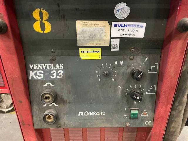 Rowac venvulas ks-33 mig lasapparaat - afbeelding 5 van  9