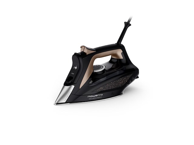 Rowenta dw6341d1 stoomstrijkijzer microsteam 400 hd 3de-zoolplaat 2500 w zwart, bruin - afbeelding 1 van  4