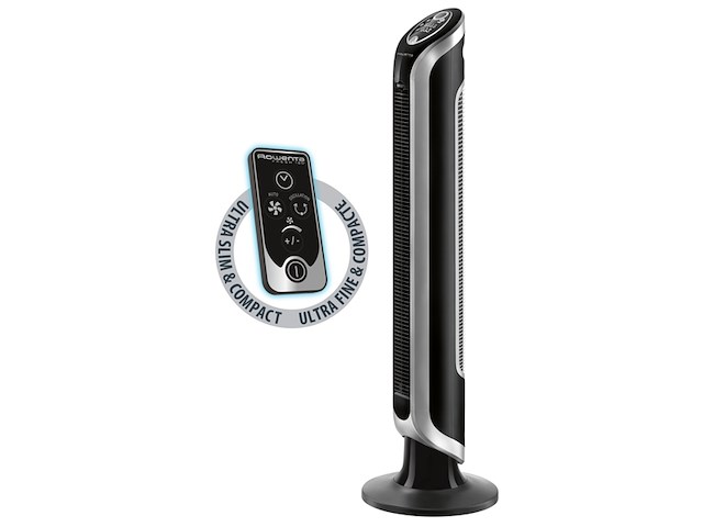 Rowenta vu6670 eole infinite torenventilator timer afstandsbediening zwart - afbeelding 3 van  6