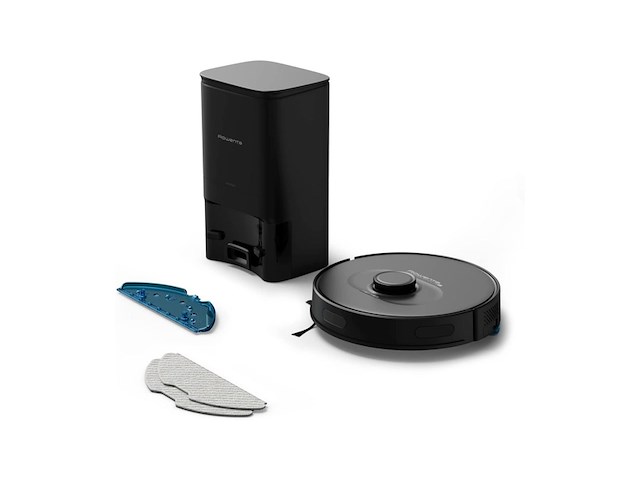 Rowenta xplorer serie 75 rr8585 robotstofzuiger automatisch leegstation zwart - afbeelding 2 van  6