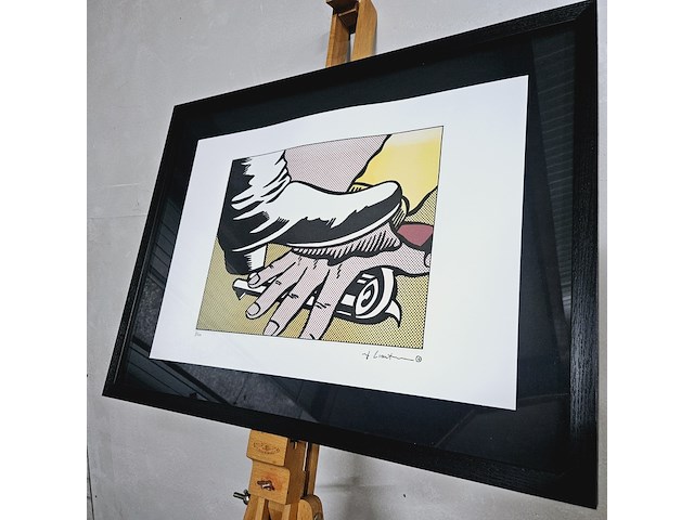 Roy lichtenstein - ''foot and hand'' - lithograaf - afbeelding 1 van  6