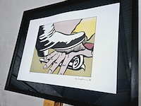 Roy lichtenstein - ''foot and hand'' - lithograaf - afbeelding 1 van  6