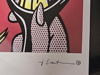 Roy lichtenstein - ''girl in mirror'' lithograaf - afbeelding 3 van  6