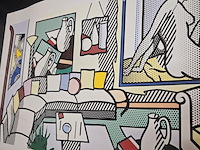Roy lichtenstein - ''interior'' - lithograaf - afbeelding 2 van  7