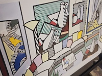 Roy lichtenstein - ''interior'' - lithograaf - afbeelding 3 van  7