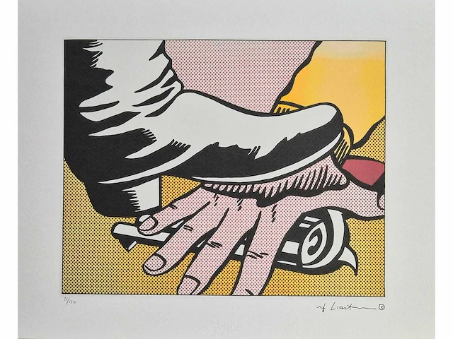 Roy lichtenstein - litho - 35 x 50 - afbeelding 1 van  4