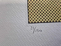 Roy lichtenstein - litho - 35 x 50 - afbeelding 2 van  4