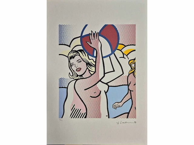 Roy lichtenstein - litho - 50 x 35 - afbeelding 1 van  3