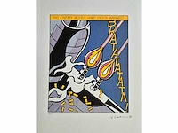 Roy lichtenstein - litho - 50 x 35