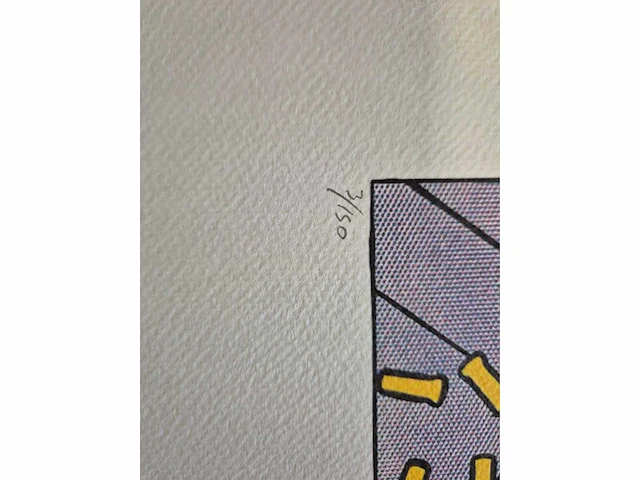 Roy lichtenstein - litho - 50 x 35 - afbeelding 2 van  4