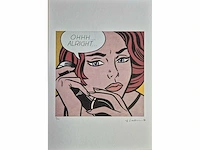 Roy lichtenstein - litho - 50 x 35