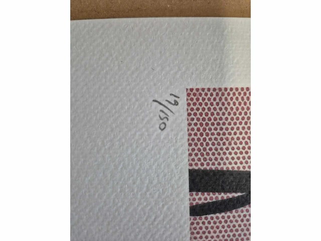 Roy lichtenstein - litho - 50 x 35 - afbeelding 2 van  4