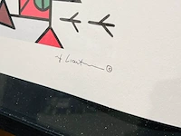 Roy lichtenstein lithograaf - gesigneerd met certificaat - afbeelding 4 van  7