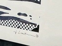 Roy lichtenstein lithograaf - gesigneerd met certificaat - afbeelding 3 van  6