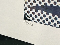 Roy lichtenstein lithograaf - gesigneerd met certificaat - afbeelding 4 van  6
