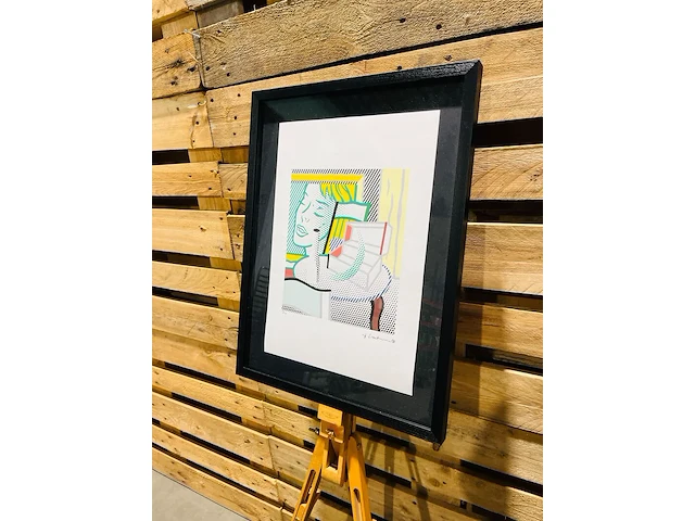 Roy lichtenstein lithograaf - gesigneerd met certificaat - afbeelding 1 van  6