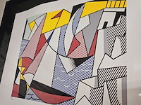 Roy lichtenstein lithograaf ''sailboats'' - limited edition 31/150 - afbeelding 2 van  7