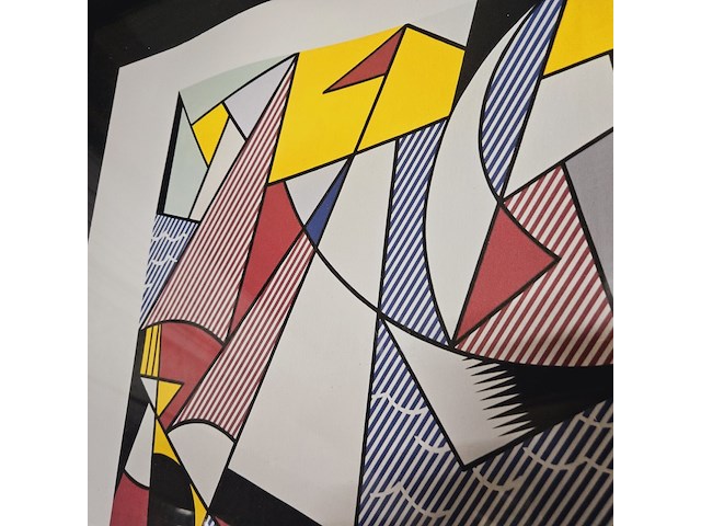 Roy lichtenstein lithograaf ''sailboats'' - limited edition 31/150 - afbeelding 3 van  7