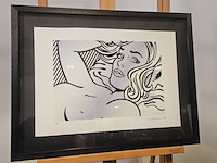 Roy lichtenstein lithograaf ''seductive girl'' - limited edition 53/150
