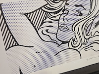 Roy lichtenstein lithograaf ''seductive girl'' - limited edition 53/150 - afbeelding 2 van  7