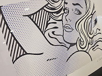 Roy lichtenstein lithograaf ''seductive girl'' - limited edition 53/150 - afbeelding 3 van  7