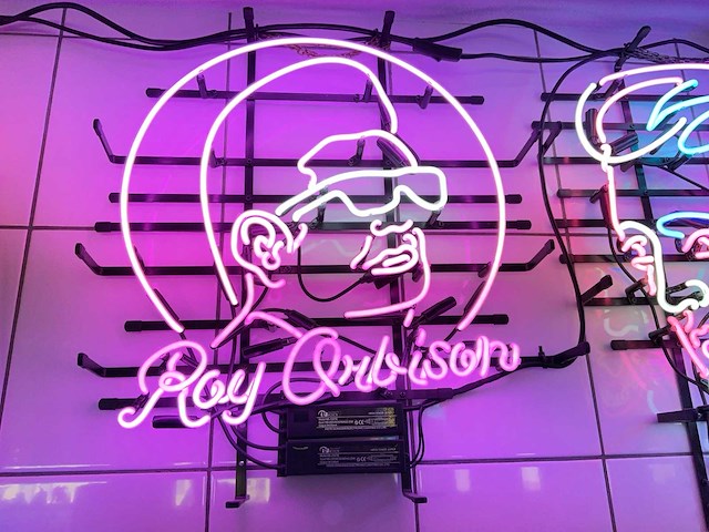 Roy orbinson glas neon - afbeelding 2 van  3