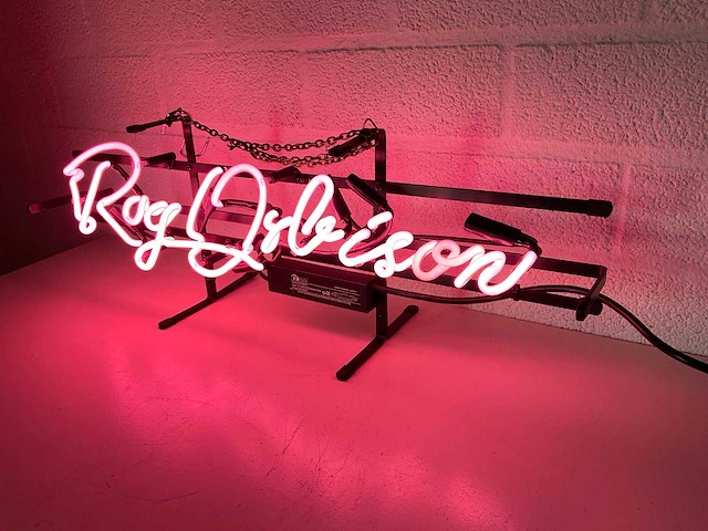 Roy orbison glas neon decoratie - afbeelding 1 van  4