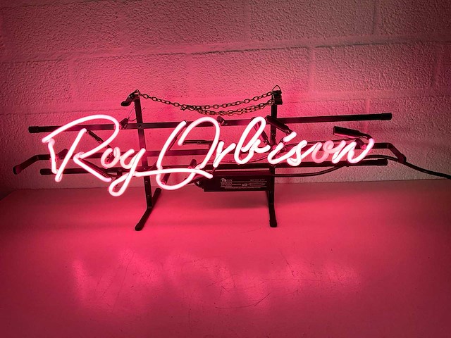 Roy orbison glas neon decoratie - afbeelding 2 van  4