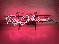 Roy orbison glas neon decoratie - afbeelding 2 van  4