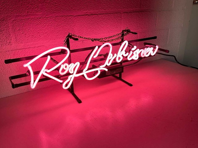Roy orbison glas neon decoratie - afbeelding 3 van  4