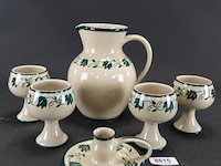 Royal boch?. schenkkan met kelkkommen en kandelaar - afbeelding 1 van  5