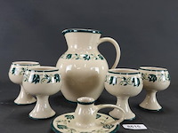 Royal boch?. schenkkan met kelkkommen en kandelaar - afbeelding 2 van  5