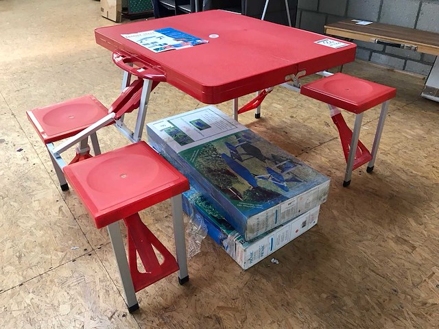 Royal camping koffer picnic tafel (3x) - afbeelding 1 van  3