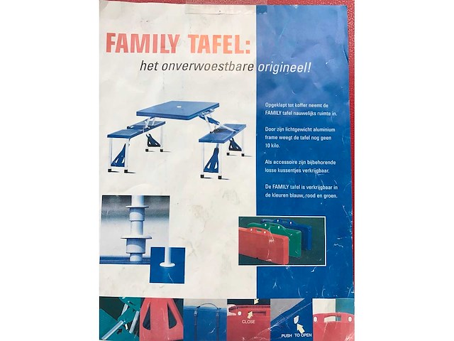 Royal camping koffer picnic tafel (3x) - afbeelding 3 van  3
