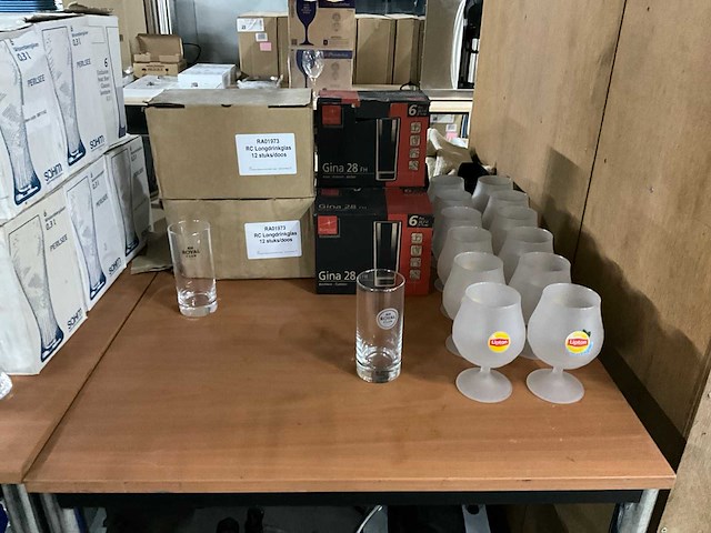 Royal club & lipton water- en longdrinkglazen (54x) - afbeelding 2 van  6