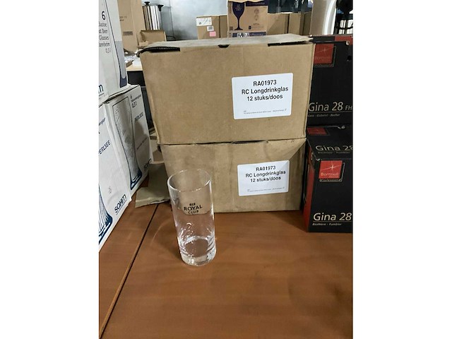 Royal club & lipton water- en longdrinkglazen (54x) - afbeelding 3 van  6