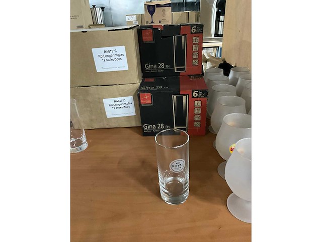 Royal club & lipton water- en longdrinkglazen (54x) - afbeelding 4 van  6