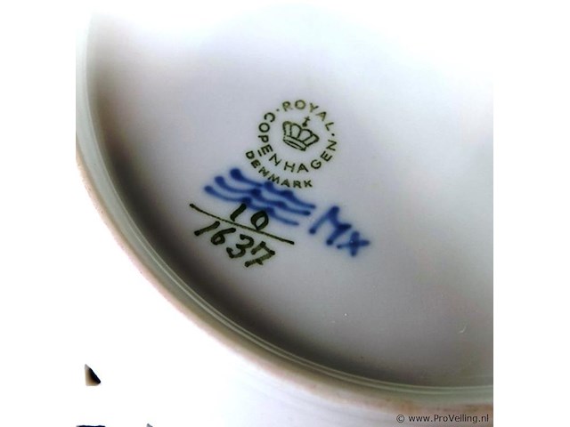 Royal copenhagen ajourgevormd porseleinen sierbord - afbeelding 5 van  5