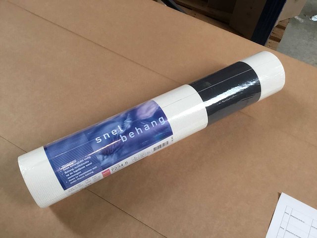 Royal dutch exp vliesbehang bloktreep blauw/wit behang (288x) - afbeelding 1 van  4