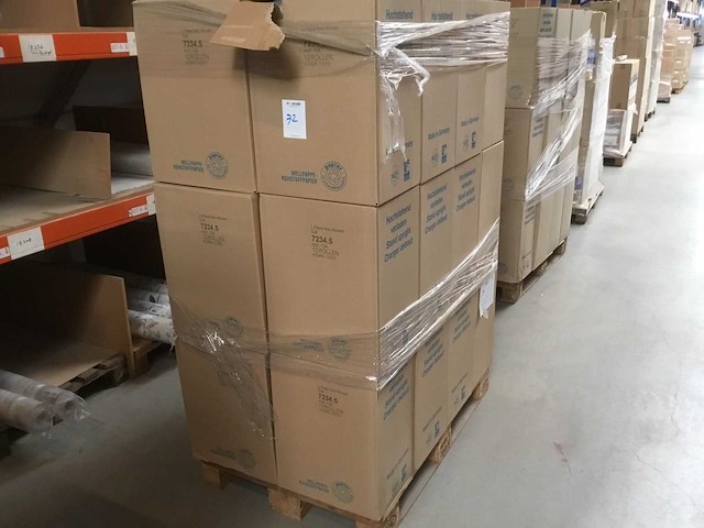 Royal dutch exp vliesbehang bloktreep blauw/wit behang (288x) - afbeelding 3 van  4