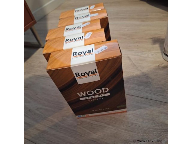 Royal greenfix houtverzorgingsset - 5 stuks - afbeelding 1 van  1