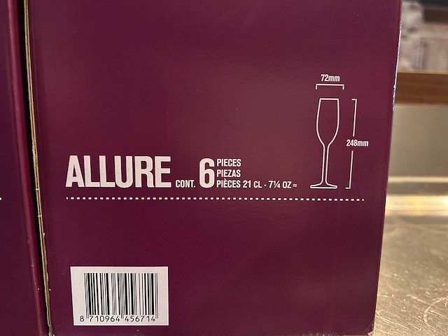 Royal leerdam - doos champagne flutes (3x) - afbeelding 4 van  4