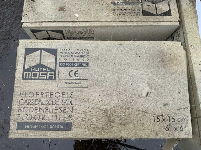 Royal mosa - 15x15cm - 13m2 - partij vloertegels - afbeelding 4 van  4